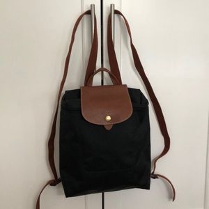 Longchamp Black Backpack